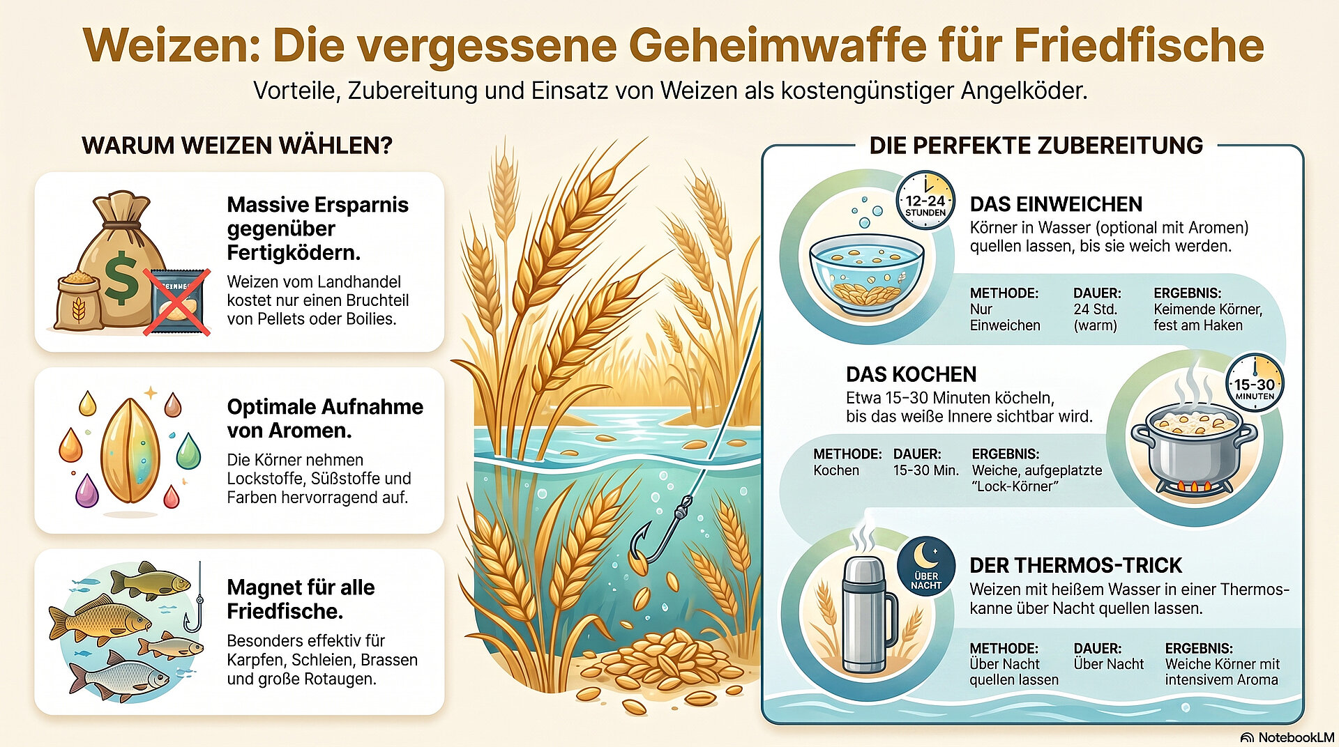 K&ouml;der: Weizen, Gerste oder Hanf. Die K&uuml;che hat viel zu bieten!