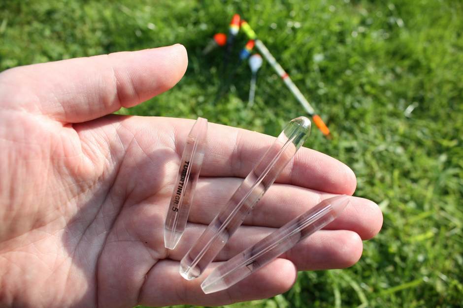  Tremarella-Gewichte aus Blei und Glas: