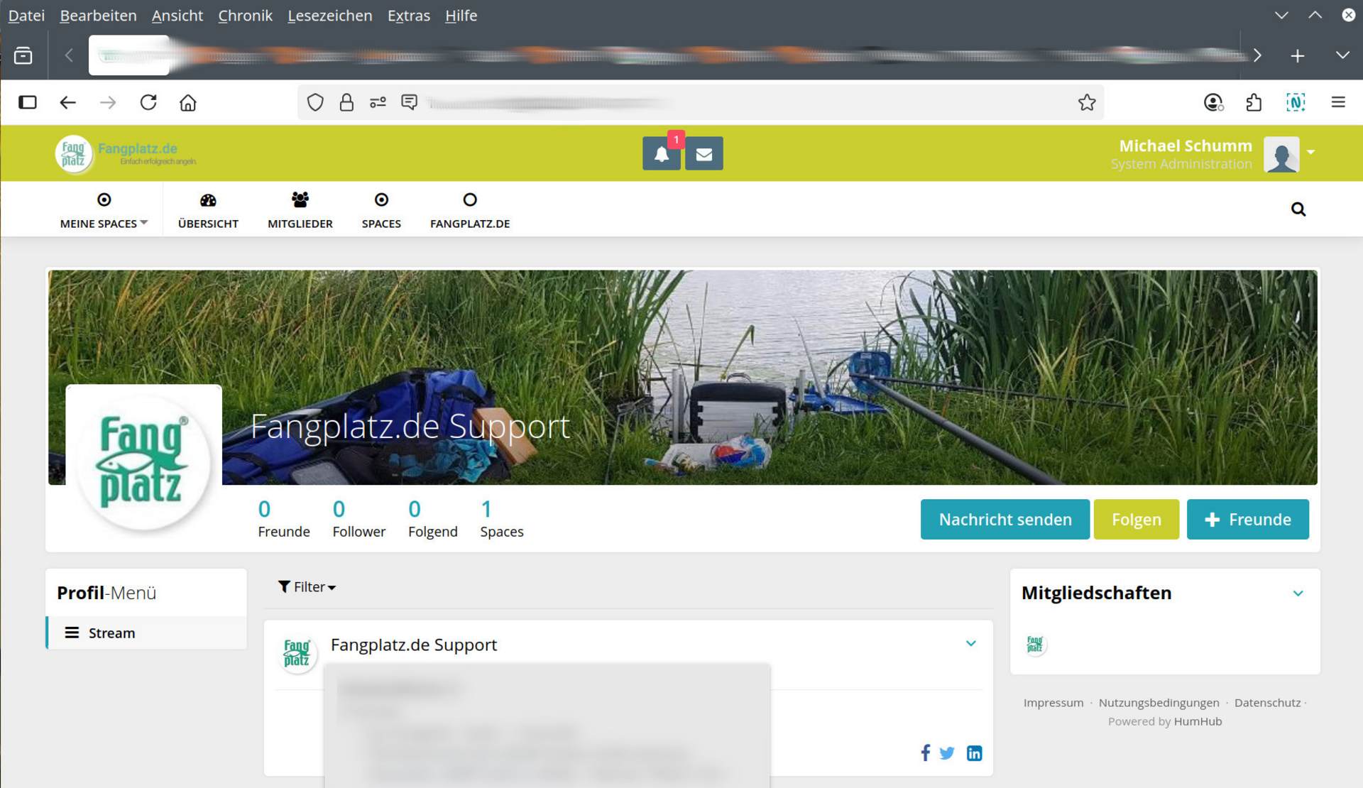  Impressionen vom neuen Fangplatz.de