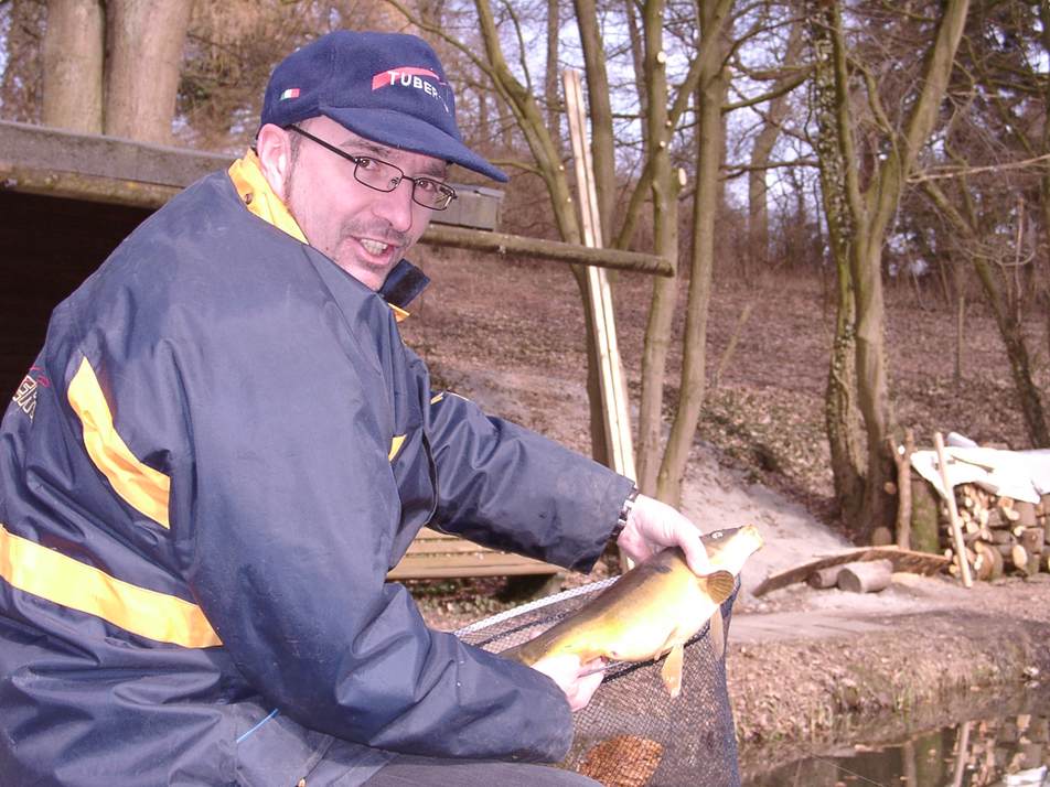  Jörg Iversen mit Tubertini-Karpfen