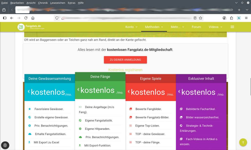 Kurzer Einblick in den neuen Fangplatz.de