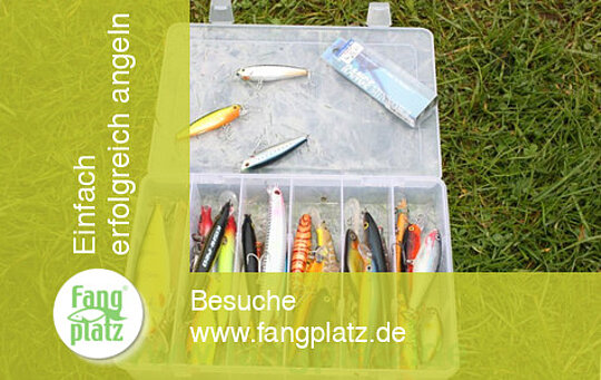 Es klappert im Wobbler im rauschenden Bach