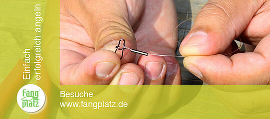 Fluorocarbon-Vorfach binden