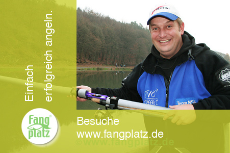 Forellenrute fertig montiert