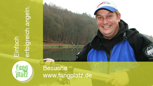 Forellenrute fertig montiert