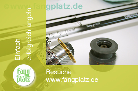 Die erste Angel - Matchrute und Rolle