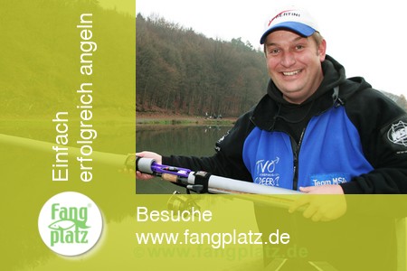 Forellenrute fertig montiert