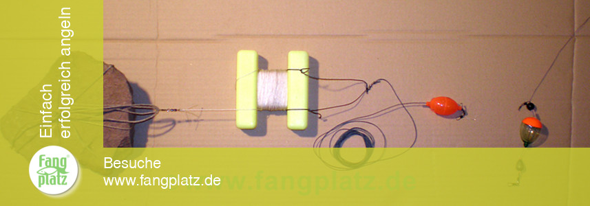 Aal-Monster mit Miniboje und Rei&szlig;leine