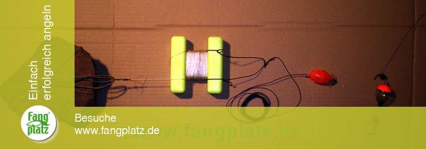 Aal-Monster mit Miniboje und Rei&szlig;leine