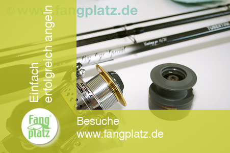 Die erste Angel - Matchrute und Rolle