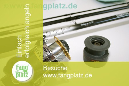 Die erste Angel - Matchrute und Rolle