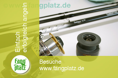 Die erste Angel - Matchrute und Rolle