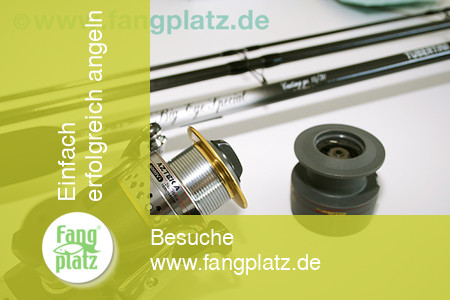 Die erste Angel - Matchrute und Rolle