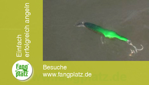 Es klappert im Wobbler im rauschenden Bach