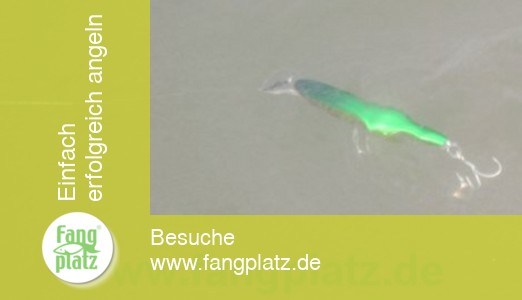 Es klappert im Wobbler im rauschenden Bach