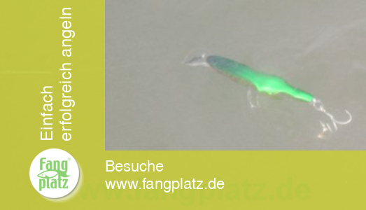 Es klappert im Wobbler im rauschenden Bach