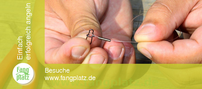 Fluorocarbon-Vorfach binden Fluorocarbon-Vorfach binden