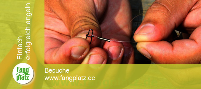 Fluorocarbon-Vorfach binden