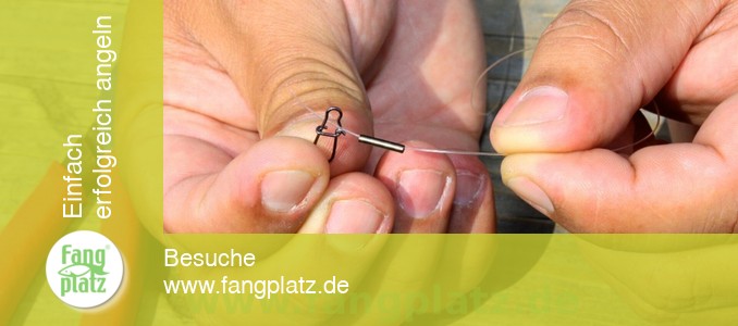 Fluorocarbon-Vorfach binden