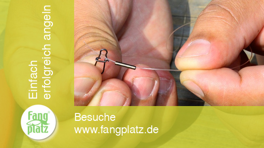 Fluorocarbon-Vorfach binden